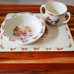 3pc Bunnykins set by Royal Doulton